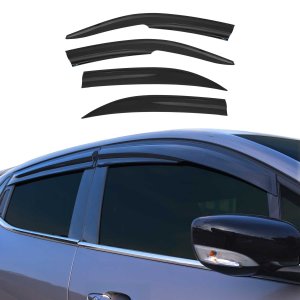 Honda Civic Wind Deflector - Omac - Acrylic 4 Pcs - Black - '01-'05 Honda Civic Wind Deflector - Omac - Acrylic 4 Pcs - Black - '01-'05